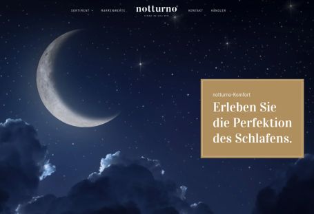Screenshot Website notturno.ch