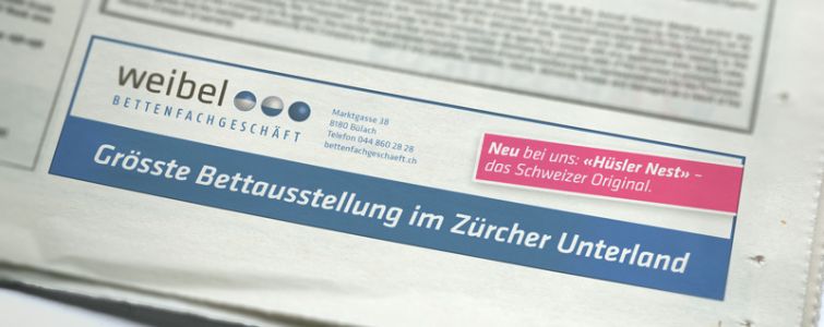 Portfolio Beispiel Inserat