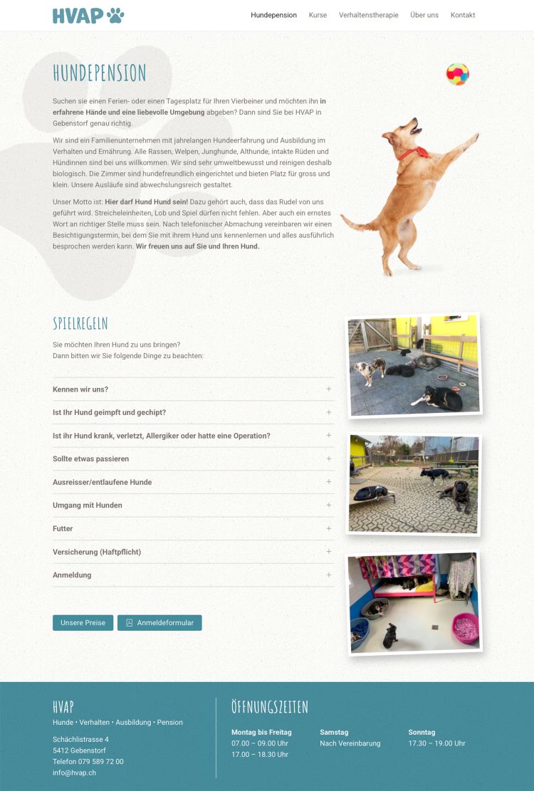 HVAP-Website Beispielbild